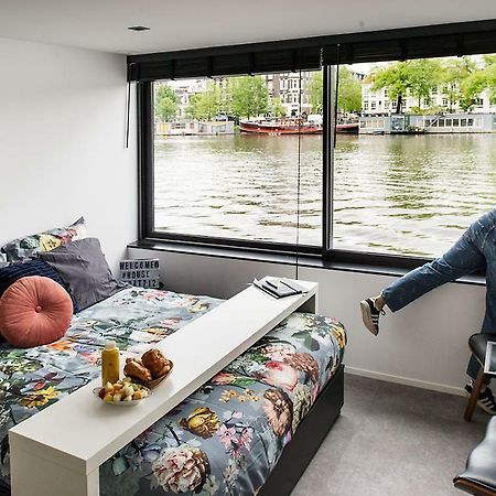 Houseboat Amsterdam - Room With A View Exterior photo